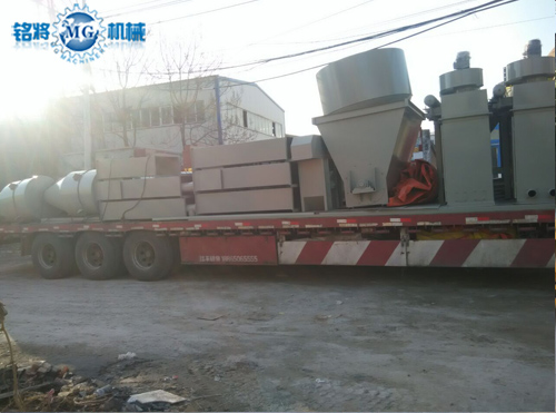 湖北中橋灌漿料設備發貨現場