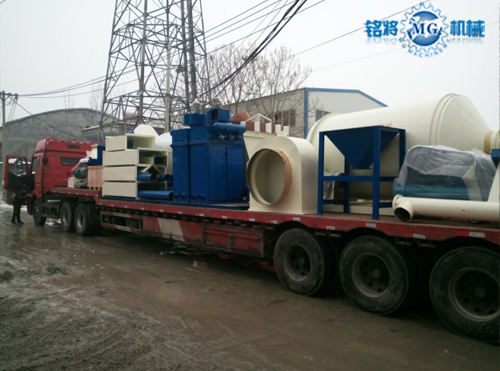 湖南智能保溫砂漿設備發貨現場