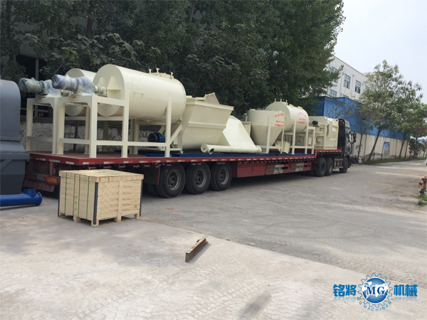 宣城的邵經理，您采購的全自動膩子粉生產線已發出，請查收